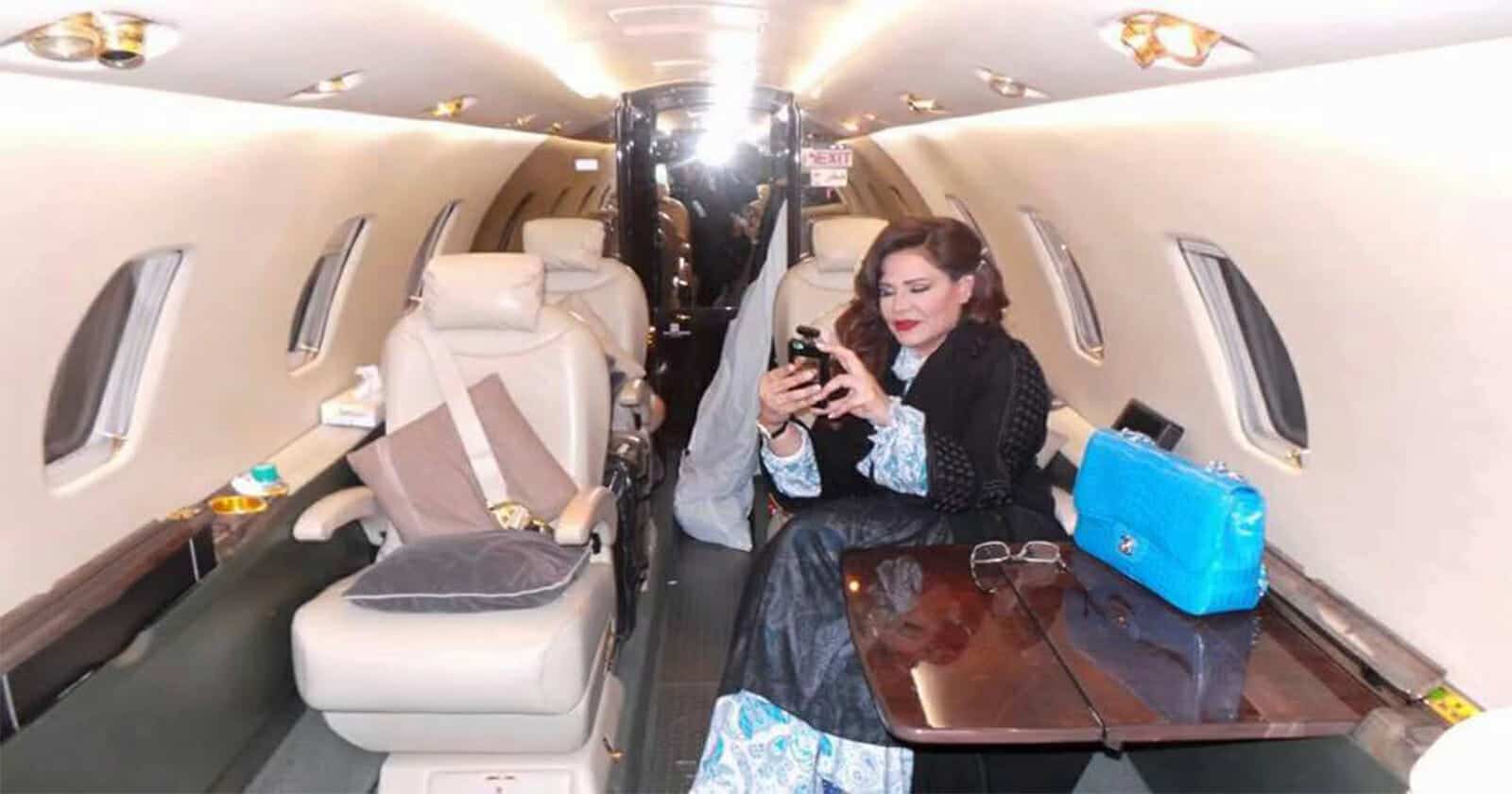 أحلام تتعرض لانتقادات حادة بسبب استعراضها للحياة الباذخة على مواقع التواصل الاجتماعي أحلام بطائرتها الخاصة watanserb.com