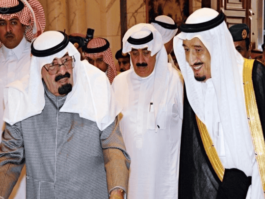 الملك عبدالله شخصية ابوية watanserb.com