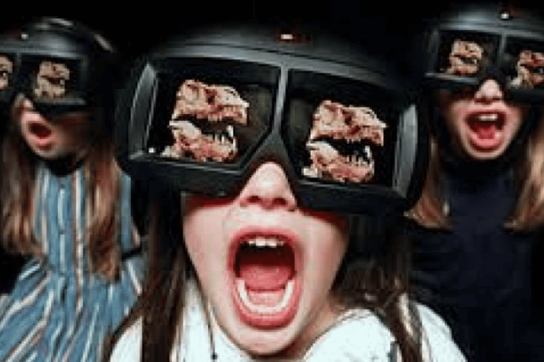 فتاة تسقط في هستيريا صراخ جراء تجربة لعبة خدع بصرية مثيرة للذعر على الإنترنت هستيريا والفتاة watanserb.com