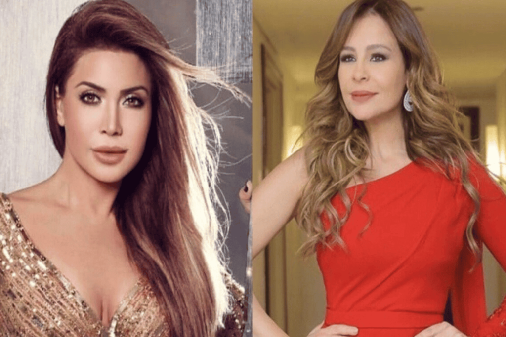 نوال الزغبي تساند كارول سماحة بعد انتقادات إثر إشادتها بالرئيس بوتين كارول سماحة ونوال الزغبي watanserb.com