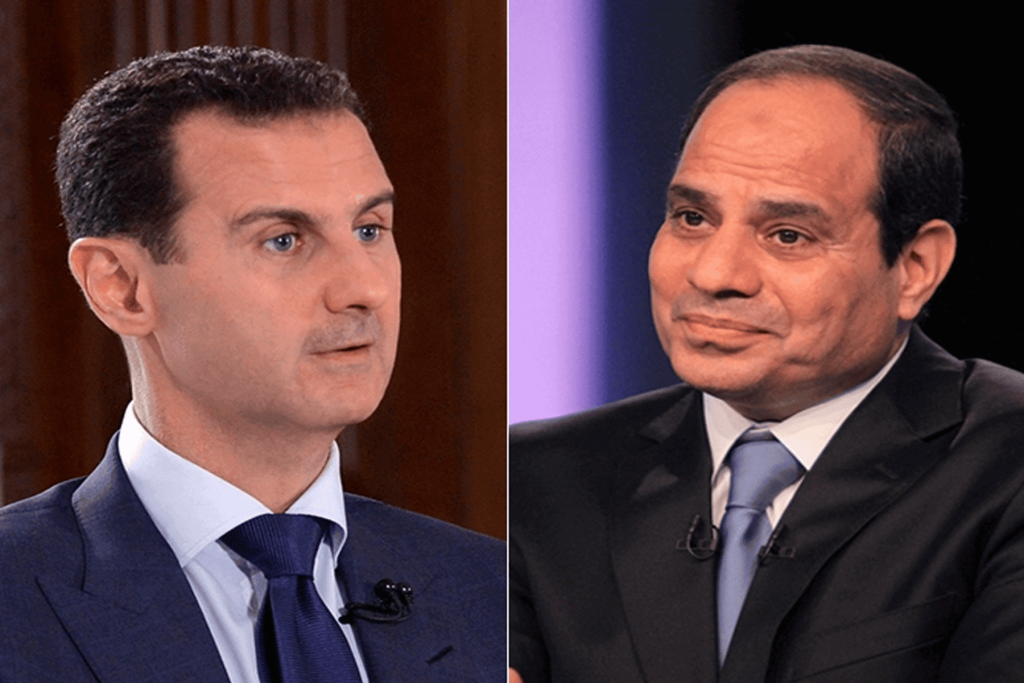 بشار والسيسي watanserb.com