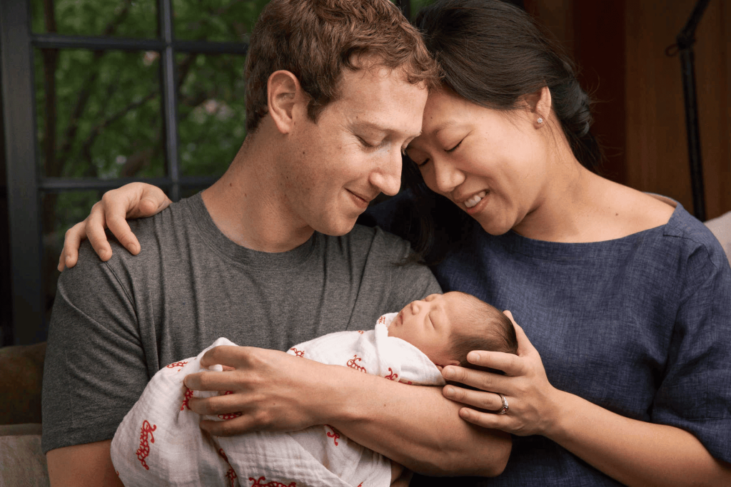 مارك زوكربيرغ يتبرع بـ 99% من أسهمه في فيسبوك بعد ولادة ابنته الأولى ثروة مارك زوكربيرغ watanserb.com