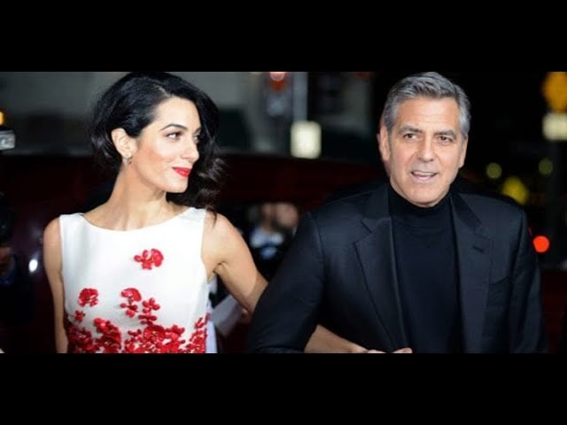 أمل كلوني تستعد لاستقبال طفلها الأول وسط شائعات حول حملها من جورج كلوني أمل كلوني حامل بطفلها الأول