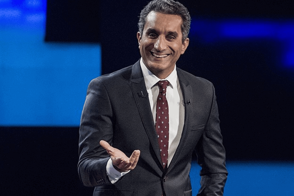 باسم يوسف مع ابنته watanserb.com