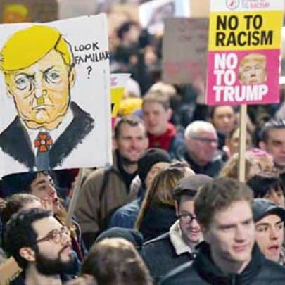 موظفون بالخارجية الأميركية يوقعون مذكرة رفض حظر اللاجئين | القصة الكاملة موظفون بالخارجية الأميركية watanserb.com