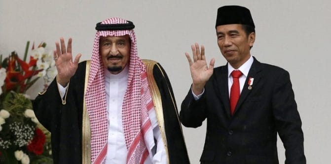 الرئيس الأندونيسي والملك watanserb.com