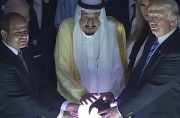 ترامب والملك والسيسي watanserb.com