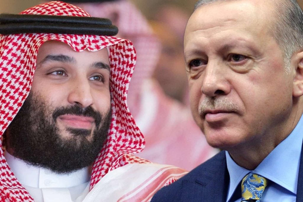 أردوغان وابن سلمان watanserb.com