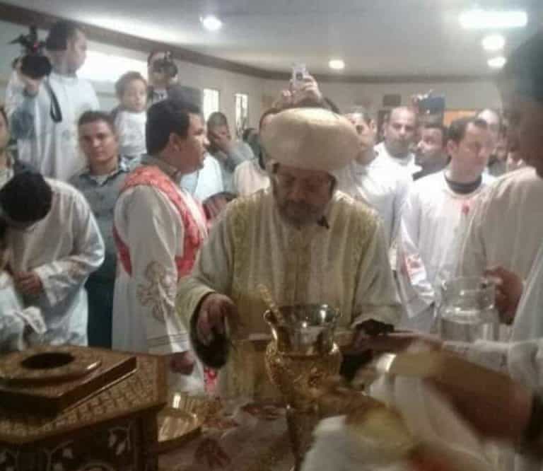 القداس الذي أقيم بالسعودية watanserb.com