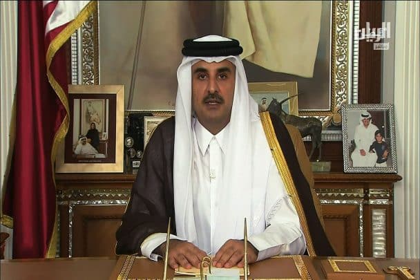 بعلم قطر وعلامة “رابعة”. هكذا احتفل نجل الأمير تميم بفوز “العنابي” الساحق في شوارع الدوحة | القصة الكاملة تميم-بن-حمد watanserb.com