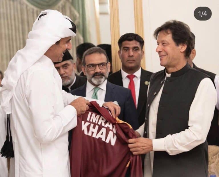 عمران خان وتميم امير قطر watanserb.com
