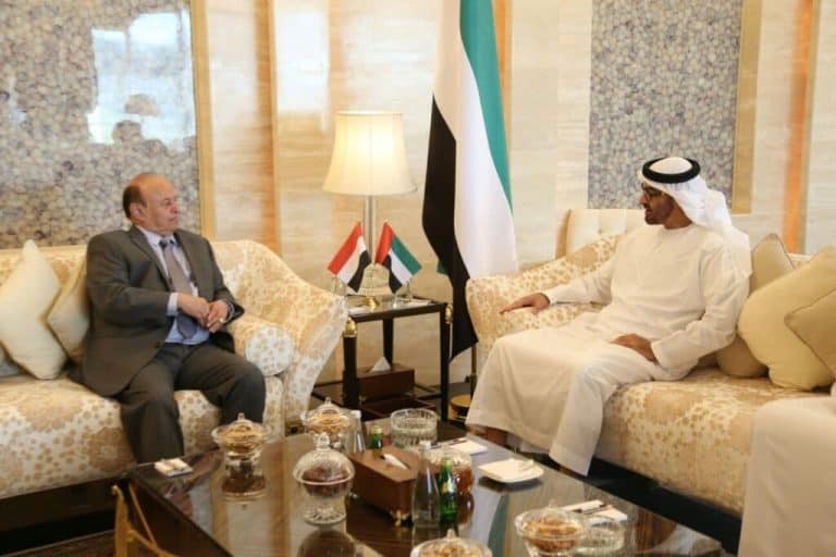 محمد بن زايد وعبد ربه هادي watanserb.com