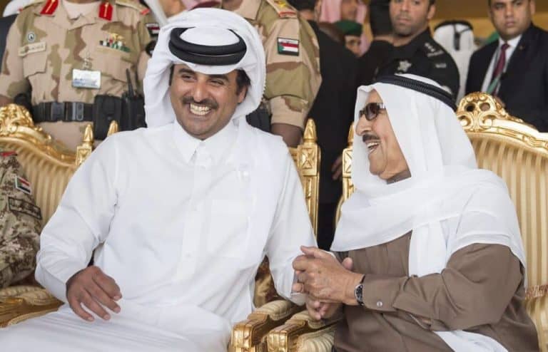 رسالة أمير الكويت لأمير قطر watanserb.com