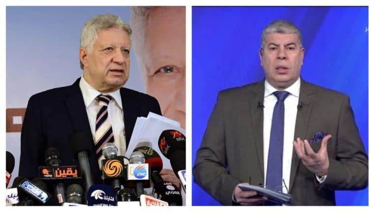 مرتضى منصور وأحمد شوبير watanserb.com