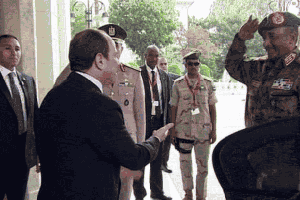 لقاء البرهان السيسي watanserb.com