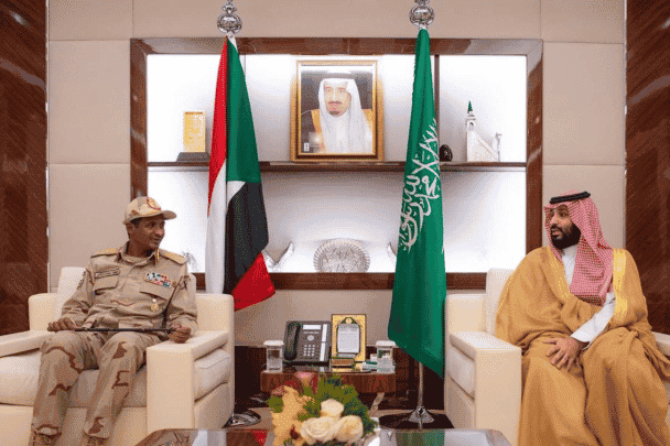 لقاء بن سلمان حميدتي watanserb.com