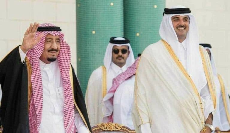 الملك سلمان وتميم watanserb.com