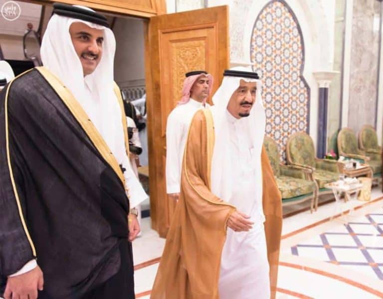 تميم والملك سلمان ، المصالحة الخليجية watanserb.com