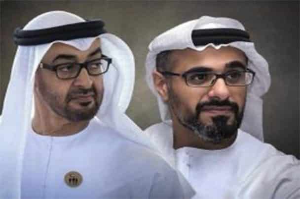 حوار بن زايد وشقيقه طحنون watanserb.com