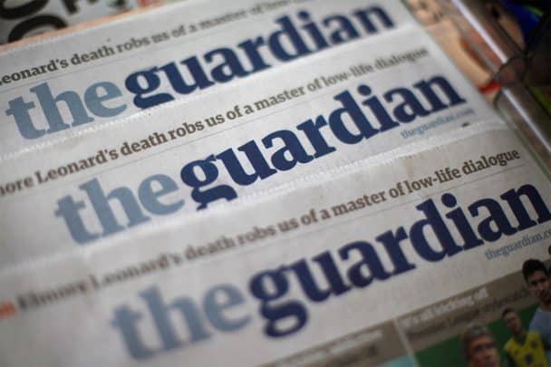 اختراق صحيفة الغارديان watanserb.com