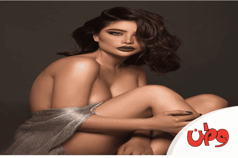 إنجي خوري بوضع مخل في دبي watanserb.com