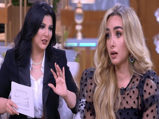 هنا الزاهد تشعل ضجة بكشفها ما جرى ليلة دخلتها مع زوجها! | القصة الكاملة هنا الزاهد وزوجها watanserb.com