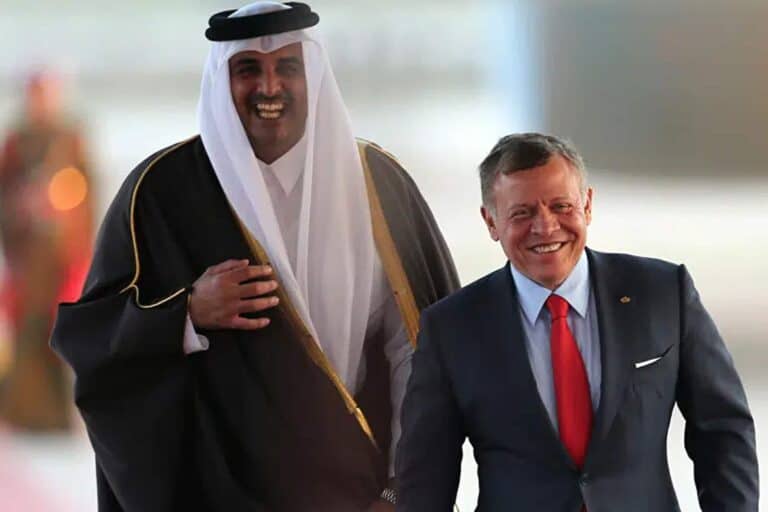 زيارة أمير قطر للأردن watanserb.com