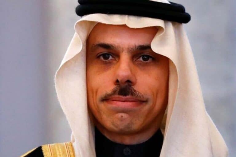 وزير خارجية السعودية في تصريح للاستهلاك الإعلامي فقط: ندعم فلسطين بكل قوة ولا علاقة لنا بإسرائيل فيصل بن فرحان السعودية فلسطين watanserb.com
