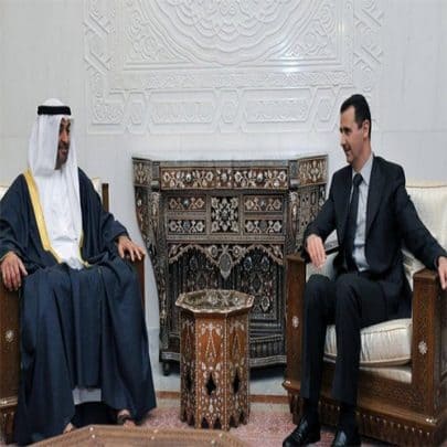 اتصال ابن زايد بالأسد watanserb.com