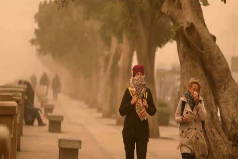 عاصفة التنين في الأردن المرعبة تقتلع أشجاراً وفرض وحظر تجول عاصفة التنين في الأردن watanserb.com