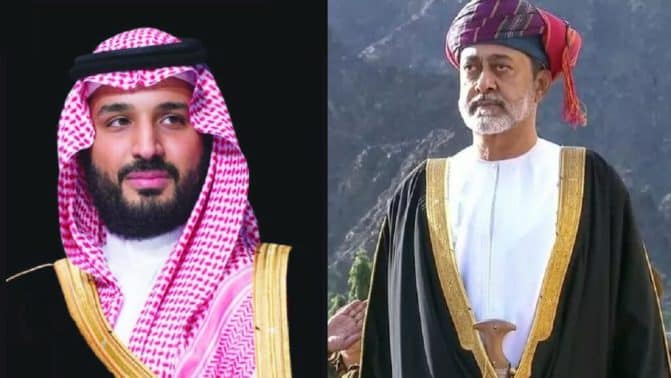 لقاء السلطان هيثم بن طارق بابن سلمان watanserb.com