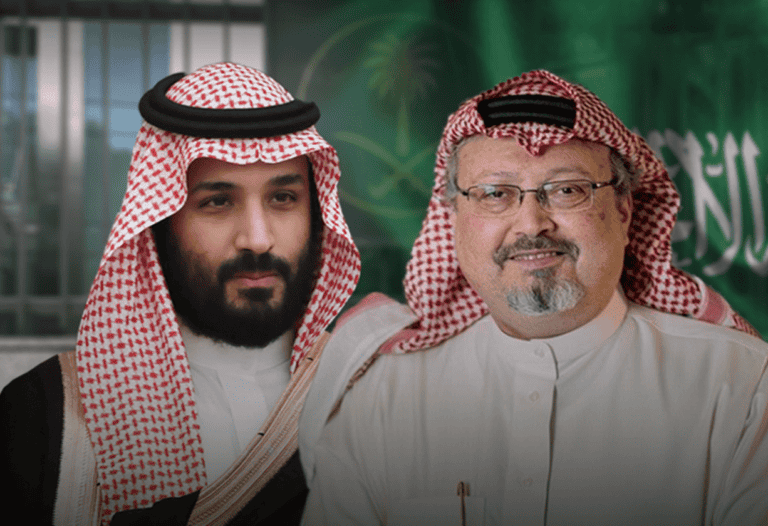 الصحافي السعودي المغدور جمال خاشقجي وقاتله محمد بن سلمان watanserb.com