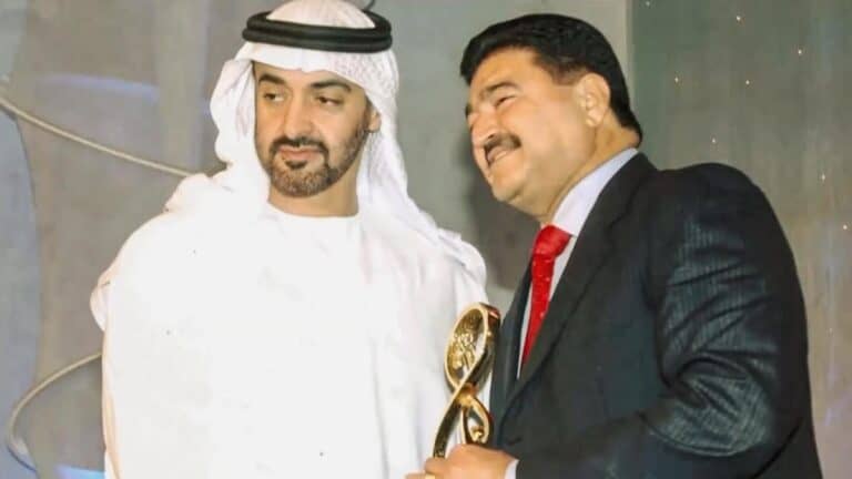 بي آر شيتي مع محمد بن زايد watanserb.com