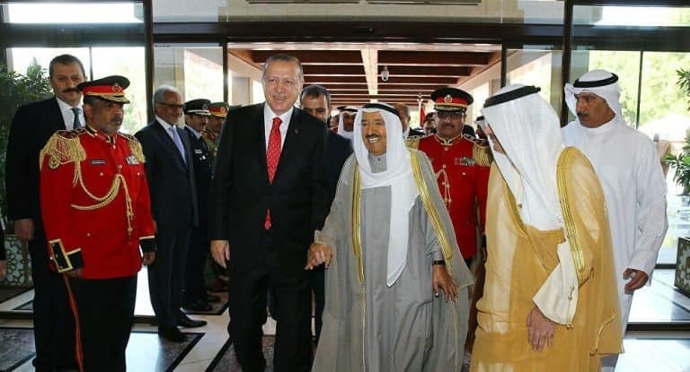 اردوغان وصباح الاحمد watanserb.com