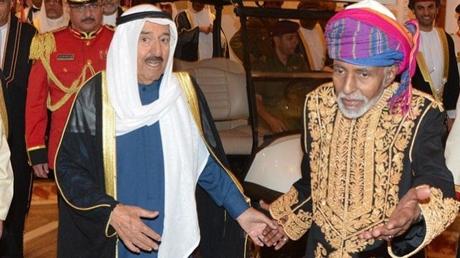 عُمان الراحلان قابوس وصباح الاحمد watanserb.com