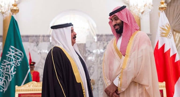 ملك البحرين ومحمد بن سلمان watanserb.com