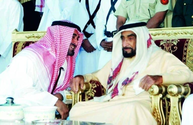 الشيخ زايد ونجله محمد watanserb.com