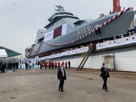 سفينة قطر الحربية watanserb.com