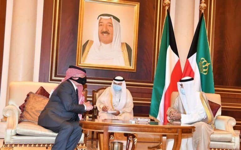 ملك الأردن وأمير الكويت watanserb.com