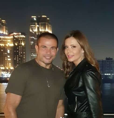 عمرو دياب دينا الشربيني