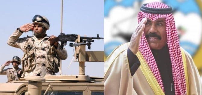 أمير الكويت الشيخ نواف الأحمد يشيد بالجيش الكويتي watanserb.com
