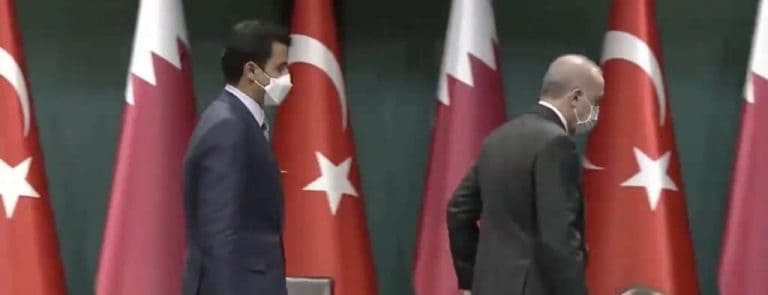 أمير قطر وأردوغان watanserb.com