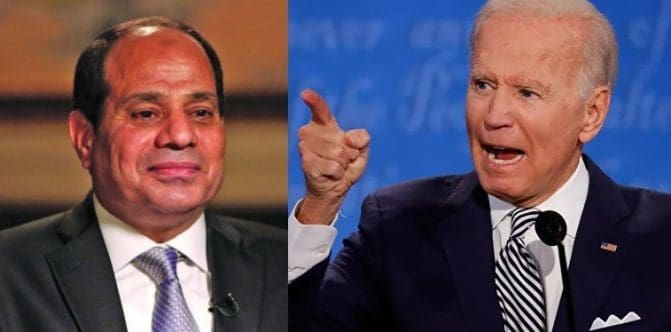 بايدن - السيسي watanserb.com