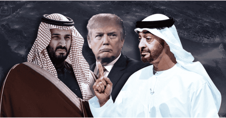 ترامب - محمد بن زايد - محمد بن سلمان watanserb.com