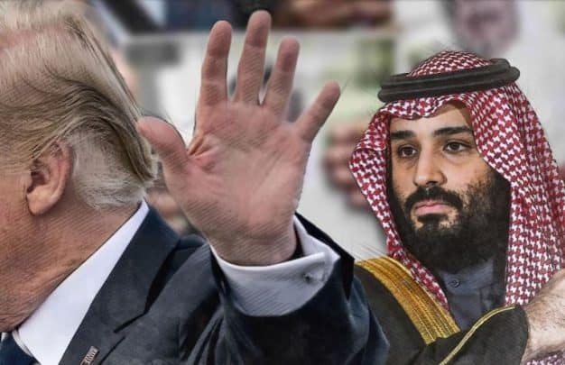 محمد بن سلمان وترامب watanserb.com