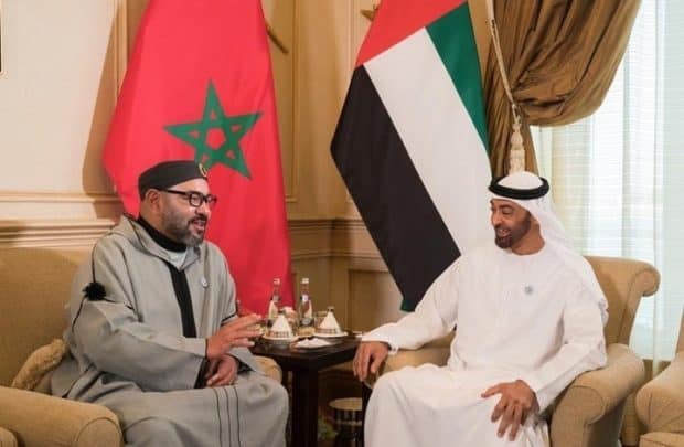 ملك المغرب ومحمد بن زايد ، قنصلية الإمارات watanserb.com