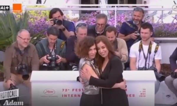 نسرين الراضي و لبنى أزابال في مهرجان "كان" السينمائي 