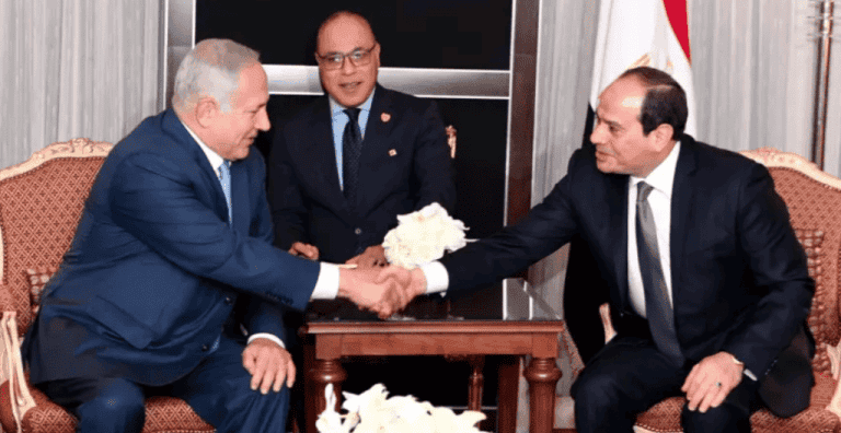 السيسي ونتنياهو watanserb.com