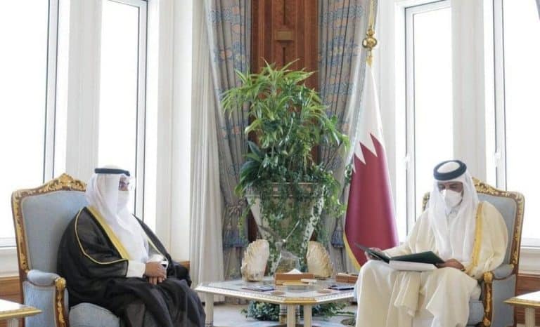 الأمير تميم يتلقى دعوة الملك سلمان watanserb.com