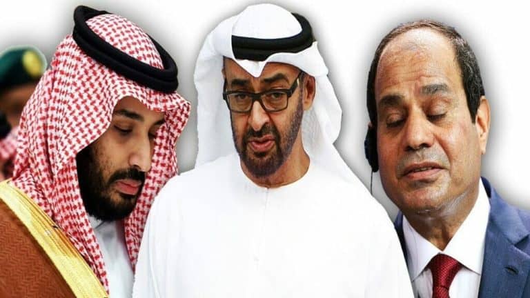 السيسي ومحمد بن زايد ومحمد بن سلمان بايدن watanserb.com